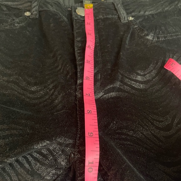 NWT Ted Baker debrah velvet zebra skinny pants - Picture 10 of 12